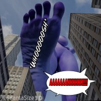 breasts nipples giantess nude pussy city mega large_breasts toes barefoot foot_crush point_of_view dialogue purple_skin imminent_crush digital_render overwatch widowmaker fantasize3d