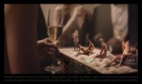 breasts collage nude blonde black_hair long_hair butt sex barefoot brunette slave dress short_hair unknown_artist lingerie muscles table shrunken_woman shrunken_man mask tag sofa source_needed champagne champagne_glass