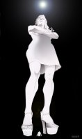 breasts drawing giantess shoes angry slave shrunken_man maxart1 hands_on_hips source_needed no_background looking_at_tinies