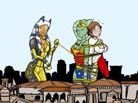 breasts drawing giantess horns city mega color large_breasts armor blue_eyes cleavage buildings green_eyes brunette giganta gloves bondage star_wars giantesses tentacles thighs tattoo costume wonder_woman cape belt leotard jumpsuit tiara power_girl lasso zipper green_skin inspector97 dc_comics orange_skin bare_legs togruta padme_amidala hera_syndulla ahsoka_tano padme fusion naboo twilek Mega lekku
