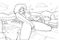 breasts drawing giantess nude pussy masturbation mega monochrome cum anime town
