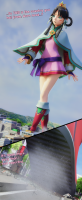 breasts city mega comic black_hair destruction buildings princess green_eyes dress vehicles ace_attorney tiara cracked_ground bare_legs foot_cruch giantess crush boots dialogue digital_render bantoras rayfa_padma_khurain