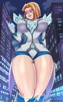breasts drawing giantess city mega blonde color venom night thighs x-men emma_frost looking_at_tiny spider-man marvel_comics dakuart tongue blue_eyes boots mask costume thigh_crush earrings leotard thick_thighs on_finger bare_legs marvel_rivals