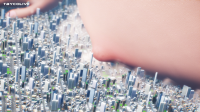breasts female growth giantess crush sexy manga city giant anime shoes goddess tall big cute scale size lyra digital_render pyra miku resize bigger macrophile waifu mikumikudancence megurine women tbycolive