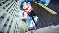 women tbycolive female growth giantess crush sexy feet manga city giant anime touhou shoes goddess tall big cute scale size digital_render resize bigger macrophile waifu mikumikudancence adult remilia flendre