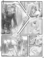 drawing giantess crush panties city upskirt comic monochrome destruction gun buildings touhou reisen_udongein_inaba fighting outdoors sakuya_izayoi rabbit_ears alloyrabbit reisen_vs_sakuya