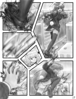 drawing giantess crush panties city upskirt comic monochrome destruction gun buildings climbing touhou reisen_udongein_inaba fighting running vehicles outdoors sakuya_izayoi rabbit_ears alloyrabbit reisen_vs_sakuya