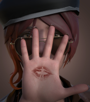 giantess kissing lipstick rwby red_hair sunglasses red_lipstick coco casuallycruelgts berret coco_adel adel cfvy team_cfvy lipstick_imprint