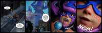 marvel_rivals tongue breasts growth giantess vore earth giga city blonde space comic black_hair large_breasts buildings purple_eyes vehicles costume galacta closed_eyes fantastic_four dialogue the_thing helmet digital_render cosmic_giantess invisible_woman marvel_comics mr_fantastic human_torch shrunkengts susan_storm