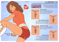 breasts drawing insertion pussy mega comic color butt handheld brunette boots shorts airplane thighs looking_at_viewer belt bare_legs spuski giantess