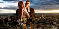 feet city destruction giant soles men solo suited male