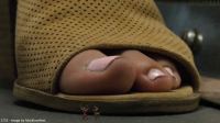 micro feet toes high_heels foot_worship sandals shrunken_man giantess