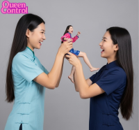 handheld domination asian shrunken_woman cruel screaming terror bully realistic ai_art queencontrol laughter