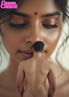 breasts nude sexy butt domination worship shrunken_man indian realistic ai_art queencontrol