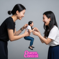shrunken_man handheld domination asian cruel chinese screaming terror bully realistic ai_art ff queencontrol