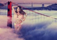underwear clouds looking_at_viewer san_francisco san_francisco_oakland_bay_bridge playing_with_hair hand_behind_head Mega Megagiantess breasts giantess collage mega story kelly_brook megagiantess gtsmakerdj