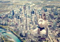 breasts giantess collage mega story asian hitomi_tanaka megagiantess gtsmakerdj huge_breasts sitting looking_down undressing lifting_shirt Mega Megagiantess city