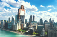breasts giantess collage mega story megagiantess gtsmakerdj charlotte_church city jeans smiling celebrity looking_at_viewer Mega Megagiantess