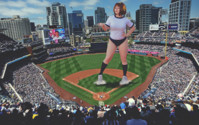 stadium gym_uniform hand baseball looking_at_tiny on_palm Mega Megagiantess breasts giantess collage mega domination story megagiantess realistic gtsmakerdj