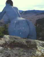 large_breasts butt forest rear_view Mega Megagiantess breasts giantess collage mega story slime_girl megagiantess gtsmakerdj britney_elizabeth