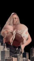 breasts giantess collage mega story animation megagiantess gtsmakerdj madzisstacked city destruction huge_breasts explosion dancing night Mega Megagiantess Destruction above_buildings