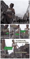breasts growth giantess collage story mini mini_giantess animation giantessgrowth gtsmakerdj giantess_growth city sequence fart chav breast_grab Fart