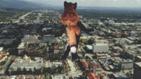 city fox rear_view Mega Megagiantess breasts giantess collage furry macro mega story megagiantess macrofurry gtsmakerdj macro_furry autumn_vixen
