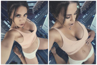 city handheld cleavage underwear sequence kneeling looking_down looking_at_viewer downward_view Mega Megagiantess Cleavage breasts growth giantess collage mega story giantess_katelyn megagiantess giantessgrowth gtsmakerdj giantess_growth