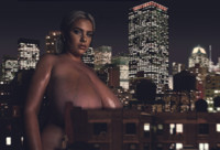 breasts giantess collage mega story megagiantess gtsmakerdj nina_phoenix nude city buildings huge_breasts night looking_at_viewer between Mega Megagiantess