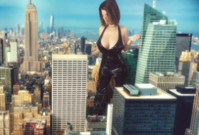 city large_breasts cleavage looking_down leather between_buildings Mega Megagiantess Cleavage breasts giantess collage mega story megagiantess gtsmakerdj mady_gio