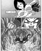 drawing giantess vore bath dragon_ball stomach_view internal_view nanosaurus annin naked_giantess gogeta