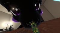 lexithewulf giantess furry macro wolf size_difference looming sizeplay vrchat