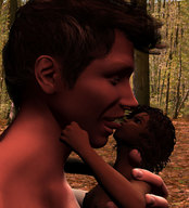 giant carg shrunken_woman forest