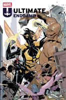 breasts drawing giantess horns wings city black_hair color armor destruction giant blue_eyes sword buildings blue_hair fairy pink_hair street fighting shrunken_man ant comic_cover vehicles thighs fist costume ant-man necklace troll belt hammer spear cover_page helmet debris pointed_ears janet_van_dyne marvel_comics the_wasp hank_pym ultimates terrydodson