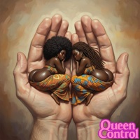 sleeping butt handheld cute shrunken_woman dark_skin interracial black_woman ai_art queencontrol