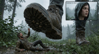celebrities_fetish giantess crush shoes tiny shrunken boots small men ellie joel ai_art thelastofus generated