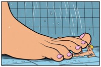 nude licking toes shower foot_worship foot_crush foot_play shrunken_man cartoon thighs foot_pov under_foot foot_slave foot_kissing point_of_view footjob under_toe shrunken_boyfriend under_toes licking_foot foot_fetish ai_art penis