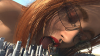 city mega licking redfiredog digital_render shrunken_man giantess vore glasses red_hair