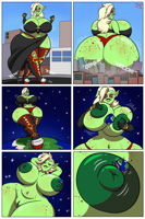 breasts drawing nipples giantess white_hair nude pussy panties earth giga city mega alien space comic color long_hair destruction planet bra skirt high_heels butt_crush red_eyes huge_breasts gloves boots foot_crush thighs nipple_crush freckles disney earrings planet_destruction stars hands_on_hips thick_thighs green_skin pointed_ears cosmic_giantess cupping_breasts lord_dominator wander_over_yonder between_breasts thornbrusha growth buildings