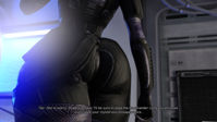 breasts alien butt tali shrunken_woman cage entrapment thighs indoors prisoner dialogue digital_render mass_effect liara_tsoni asari quarian bakedalaskabigs thick_thighs