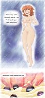 breasts drawing nipples gentle giantess nude pussy feet blushing space color cleavage huge_breasts brunette underwear goddess milk smiling story galaxy legs belly universe thighs shaven dialogue stars breast_milk tera internal_view cosmic_giantess thedaibijin breast_vore cupping_breast bare_midriff multiverse omni Cleavage Feet amelia_bedelia