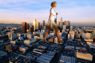giantess collage city mega walking