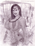 drawing giantess mega monochrome destruction anime tarrass20020 martin olivier
