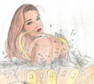 drawing giantess mega color destruction anime tarrass20020 martin olivier