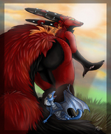 drawing furry dragon color butt dirtiran fox_girl