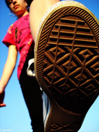 crush brunette sneakers point_of_view