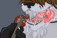 drawing vore furry color giant beherit open_mouth no_background