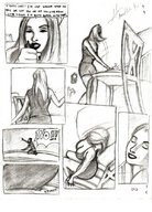 drawing crush comic monochrome handheld butt_crush story shrunken_men sitting shrunken_man chair dialogue