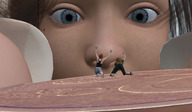 giantess finger face shrunken_woman penny_story digital_render