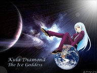 drawing giantess collage space color planet kula_diamond amethyst_dizzy cosmic_giantess the_king_of_fighters